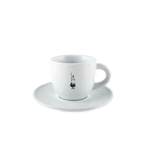 Bialetti Kopjes Porselein Koffiekop, Wit