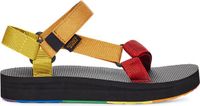 Teva DECKERS BENELUX B.V. Damessandalen Teva Universal Pride Oranje Platte sandalen Rubber Klittenband