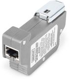 Digitus PoE Surge Protector (RJ45) DIN-Schienenmontage Indoor Zwart