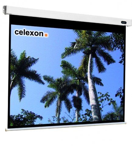 Celexon Projectiescherm 180x135 cm 4:3 Wit/Zwart
