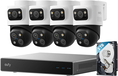 Eufy PoE NVR Security System S4 Max - 16 MP Triple Lens Bullet-PTZ Cam - 360° PTZ - 8x Zoom - 2TB HD