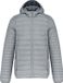 Kariban Outdoorjas 'Lightweight Hood Padded' Marl Silver - 3XL