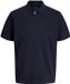 Jack & Jones Heren Polo regular fit Blauw L Volwassenen