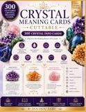 Crystal Meaning Cards: 300 Cuttable Crystal Information Cards