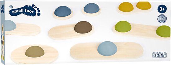 Small Foot - Balans Stenen Avontuur Set - Coöperatief spel - Hout - 3+ jaar