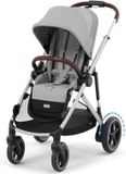 Cybex e-Gazelle S Kinderwagen - Stone Grey - Silver Frame