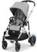 Cybex e-Gazelle S Kinderwagen - Stone Grey - Silver Frame