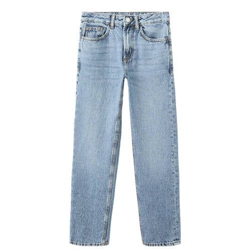 MANGO TEEN tapered jeans light blue denim