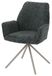Mendler Chaise de salle à manger HWC-G67 - Structure crème, vert