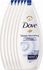 Dove deeply nourishing - 250 ml - shower gel - 6 st - voordeelverpakking