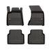 Frogum - No.77 - Automatten 3D - Geschikt voor AUDI A8 D4 (2009-2017) - Niet voor Long - 4-delig - TPE Rubber - Zwart