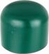 Alberts 855239 paalkap voor ronde metalen paal | kunststof, groen | voor paal-Ø 34 mm | set van 20