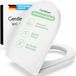 Merkloos Wc bril toiletbril - Softclose - Duroplast - Universele bevestigingsset