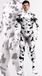 Combinaison Cosplay Chien DALMATIEN Noir-Blanc