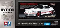 Tamiya Porsche 911 RSR 2.8 RC Auto Modelbouwkit - 1:10 - Witgelakte Carrosserie