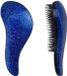 Jonyx Brosse à cheveux - Brosse démêlante - Bleu avec paillettes