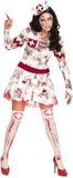 Widmann Zombie Izzy Infirmière Femme Small Déguisement