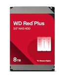 WD Red Plus 8TB NAS interne harde schijf 3,5 inch - 5640 rpm, SATA 6 Gbit/s, CMR, 256 MB cache