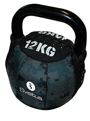 Sveltus Soft Kettlebell - 12 kg - Zwart