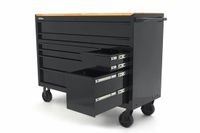 Merkloos / Sans marque HBM Gereedschapswagen, 8 laden, 142 cm, zwart