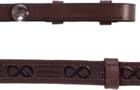 PresTeq FayRein Teugel met stops(8cm) Bruin - Full