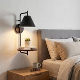 Wandlamp B·LED BARCELONA Bilon Wandlamp met legplank