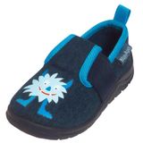 Playshoes Instappers Monster Jongens Blauw Maat 20/21