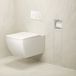 Xellanz Rocko Porte-rouleau et porte-brosse - Encastré - Carrelable - Blanc mat