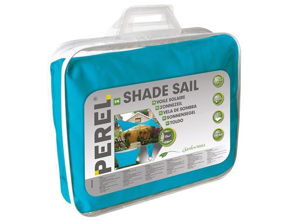 Perel GSS4360BL - Schaduwdoek - blauw - 360 x 360 cm