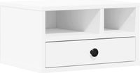 vidaXL Printerkastje - 40x32x22,5 cm - Bewerkt Hout - Wit