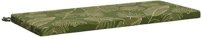 vidaXL Coussin de banc SOEST 100% Polyester motif feuille 120 x 50 x 5 cm