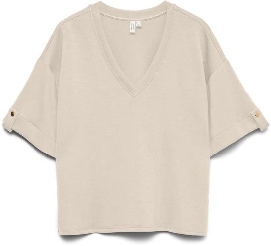 VERO MODA VMIA 2/4 V-NECK TOP JRS BTQ Dames Blouse XS