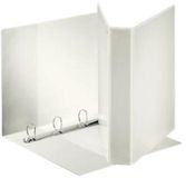 ESSELTE Displaymap van PP (3 vakken) met ringen 4-40 - D - f.to maxi - wit - 394753000