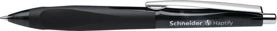 Schneider Haptify balpen - zwart - doos 10 stuks