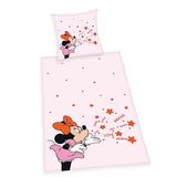 Herding Disney Minnie Mouse Beddengoed met kussensloop 80 x 80 cm met knopen en dekbedovertrek 135 x 200 cm knoopsluiting 100% Linon