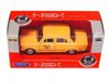Welly Fiat 125p Taxi modèle réduit Échelle 1:39 Jaune Métal