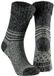 Apollo Huissokken/slofsokken - met anti slip zool - grijs - heren - maat 43-46 - wol