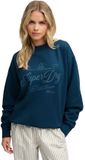Superdry Sweatshirt Vintage Workwear Blauw 2XS Vrouw