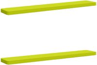 vidaXL - 2-delige Bankkussens VUGHT - 2 st - 100% Polyester - Heldere Groen