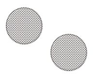 AG Design A-CZ-083 sticker reflector rond, 3D, diameter 5 cm, set van 2 - wit