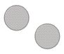 AG Design A-CZ-083 sticker reflector rond, 3D, diameter 5 cm, set van 2 - wit