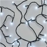 EMOS LED-kerstlichtslinger met kersjes – bolletjes, 48 m, voor binnen en buiten, koud wit