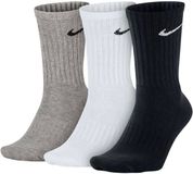 Nike 3 Pair Tennis Crew Sock - Maat 42-46 - Zwart/Wit/Grijs