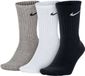 Nike 3 Pair Tennis Crew Sock - Maat 42-46 - Zwart/Wit/Grijs
