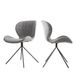 Drawer Zuiver OMG Eetkamerstoelen Licht Grijs - Set van 2