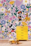 Komar Fotobehang - Disney Mickey Mouse and Minnie Mouse Botanical Spring 200x250cm - Vliesbehang