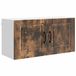 vidaXL Wandkast PORTO Rook Eiken 80 x 31 x 40 cm Bewerkt hout