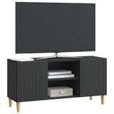 vidaXL TV-kast 102 x 34,5 x 50 cm Zwart Bewerkt hout