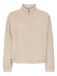 ONLY Onlnew Dallas L/S Highneck Zip Swt Noos Dames Pumice Stone XXL