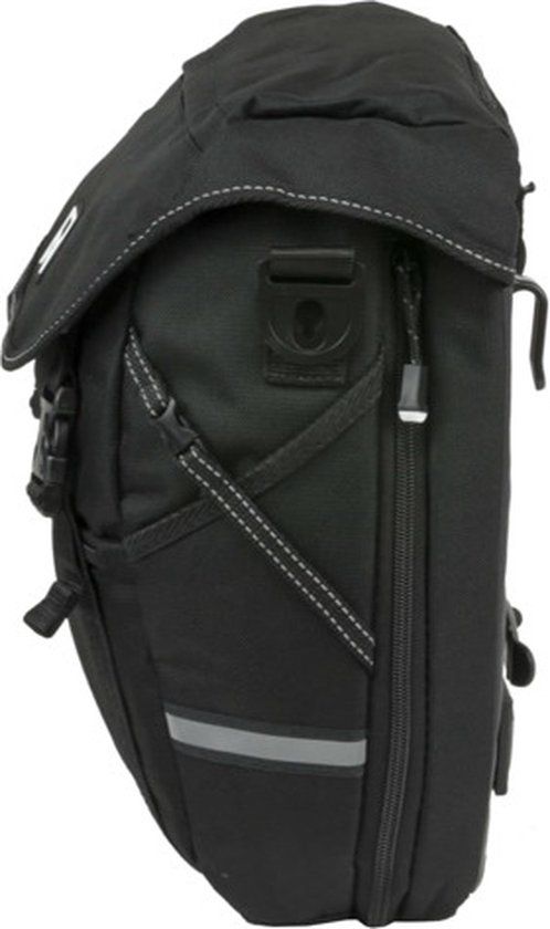 Willex Pakaftas S 1200 - Enkele Fietstas - 10L - Zwart - Waterafstotend - Achter